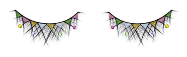 Metallic False Eyelashes