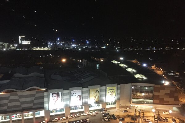 View from Horizon Cafe at night