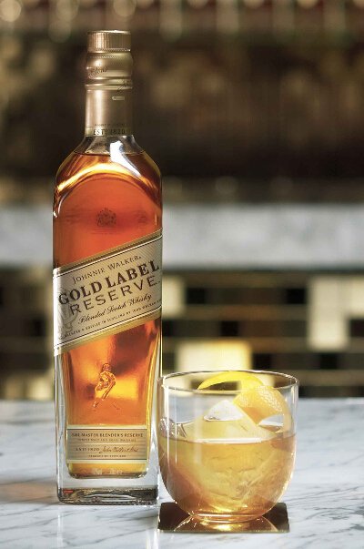 Johnnie Walker Gold label old fashioned