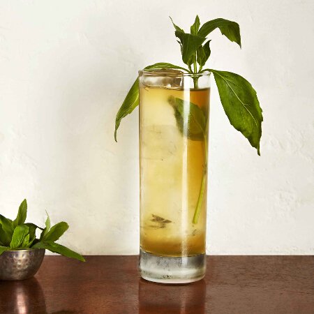 Singleton green tea and thai basil
