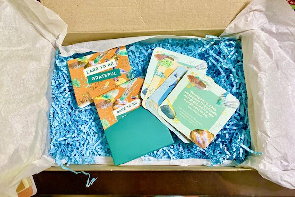 journaling dare to be grateful card deck